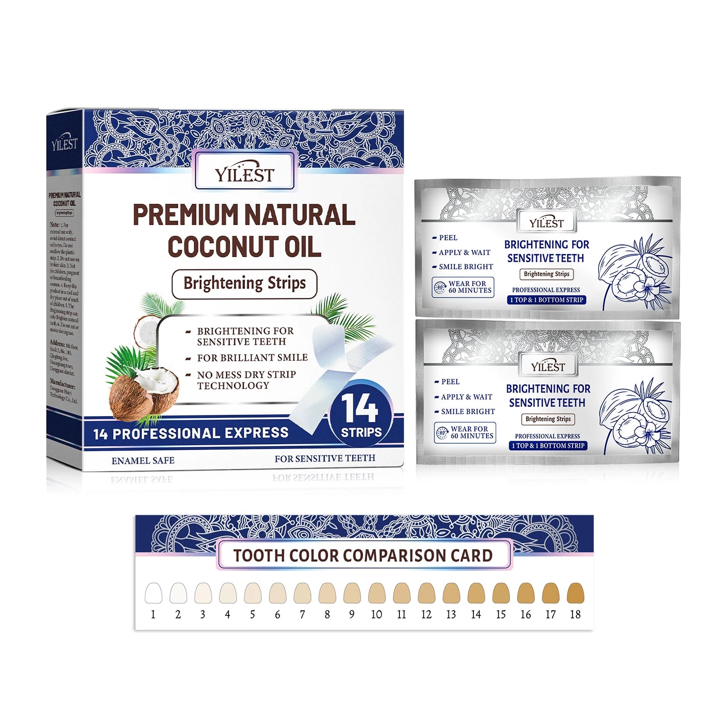 Yilest™ - Advanced Teeth Whitening Strips