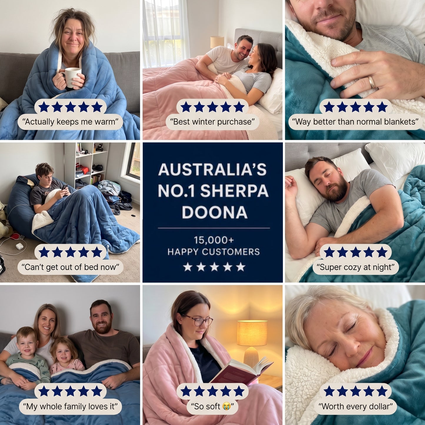 Cerelax Premium Warm Sherpa Doona - 50% OFF TODAY