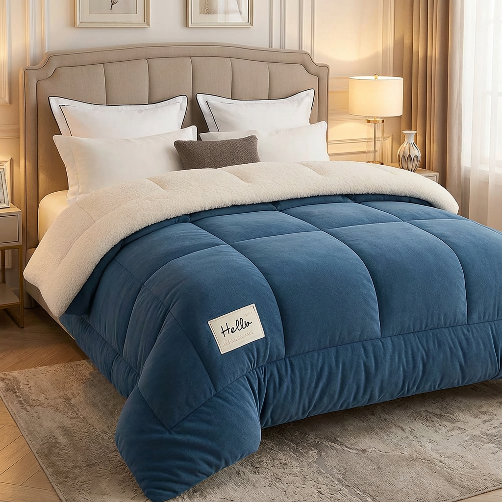 Cerelax Reversible Premium Sherpa Quilt