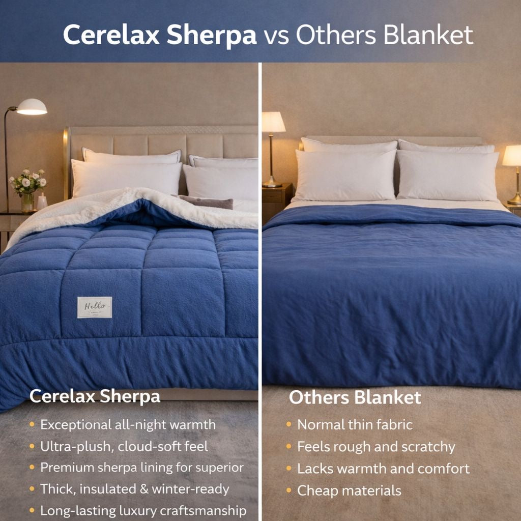 Cerelax Premium Warm Sherpa Doona