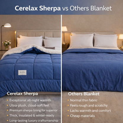 Cerelax Premium Warm Sherpa Doona