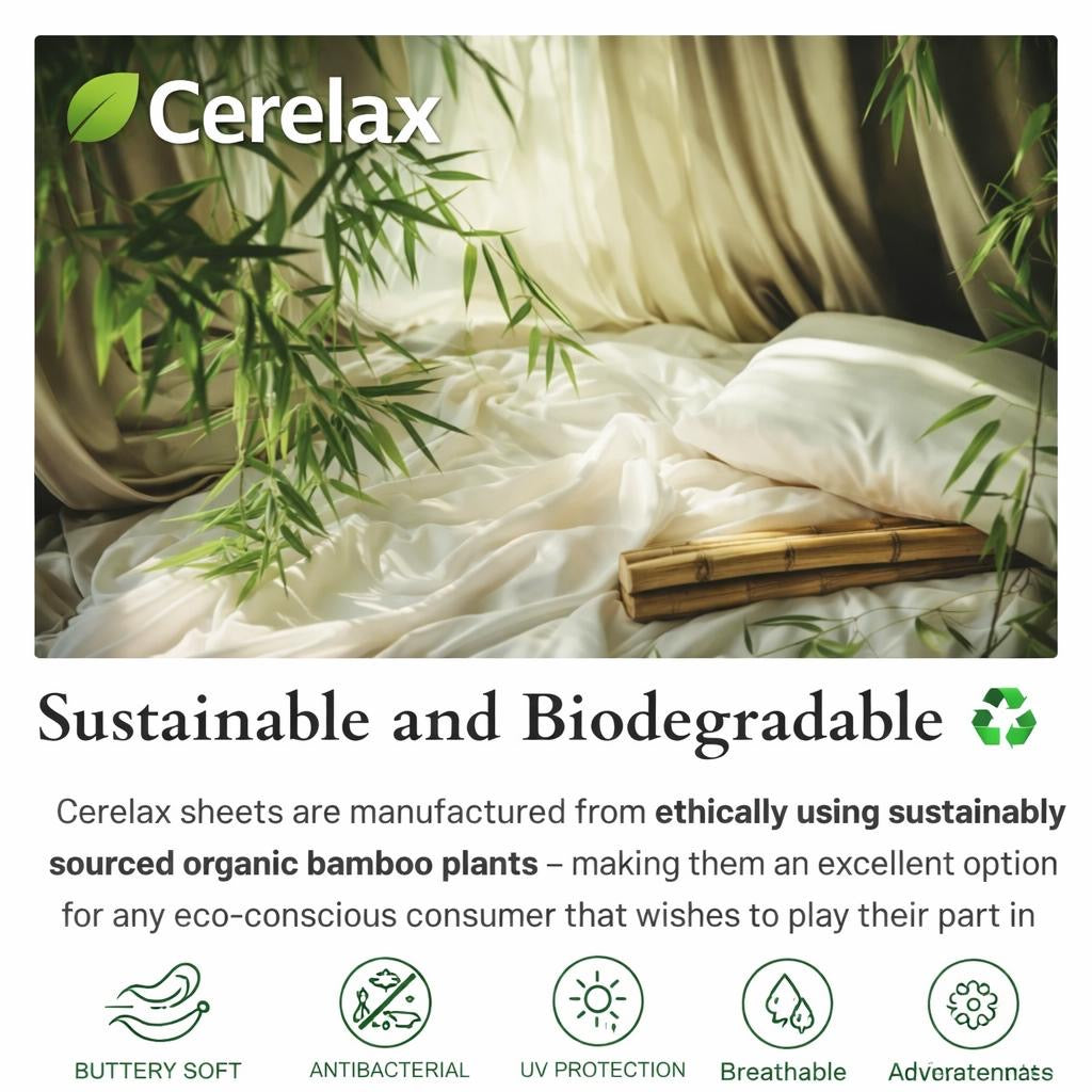 Cerelax Cooling Bamboo Sheet Set