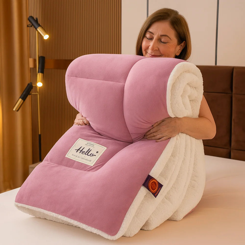 Cerelax Reversible Premium Sherpa Quilt