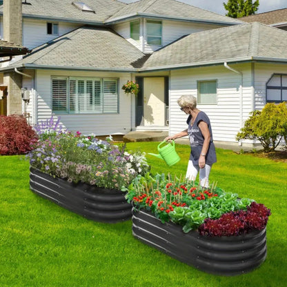 Aussie-Tough Galvanized Steel Raised Garden Bed