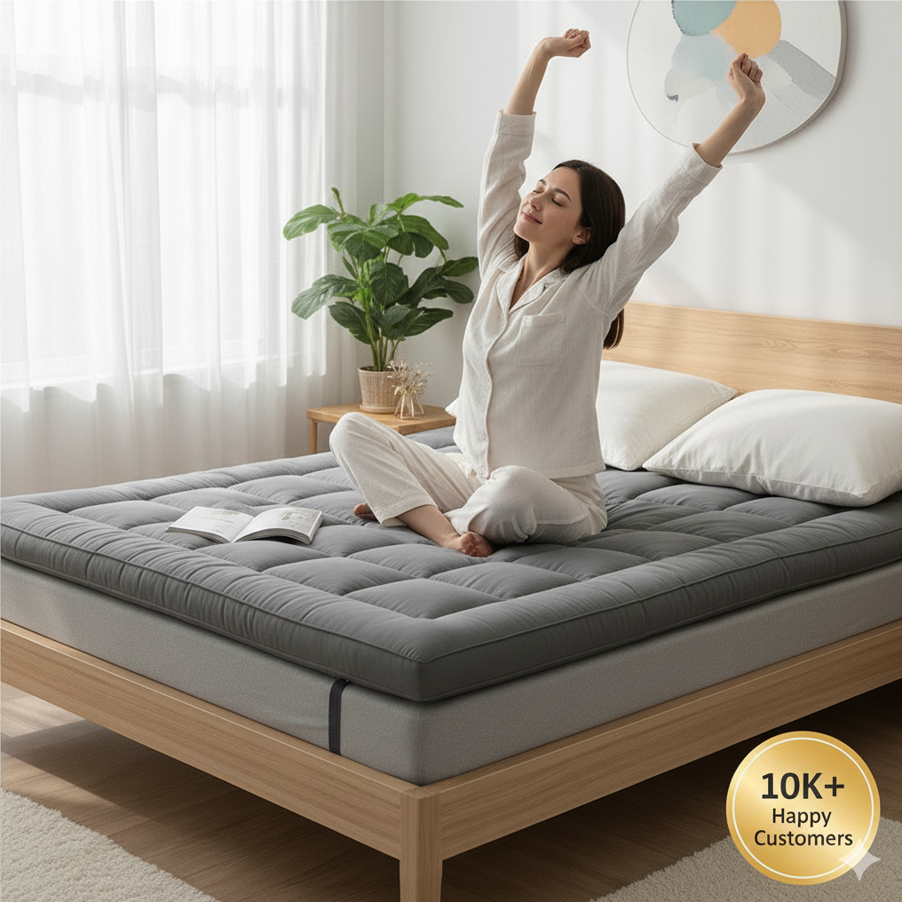 Cerelax™ Charcoal Mattress Topper