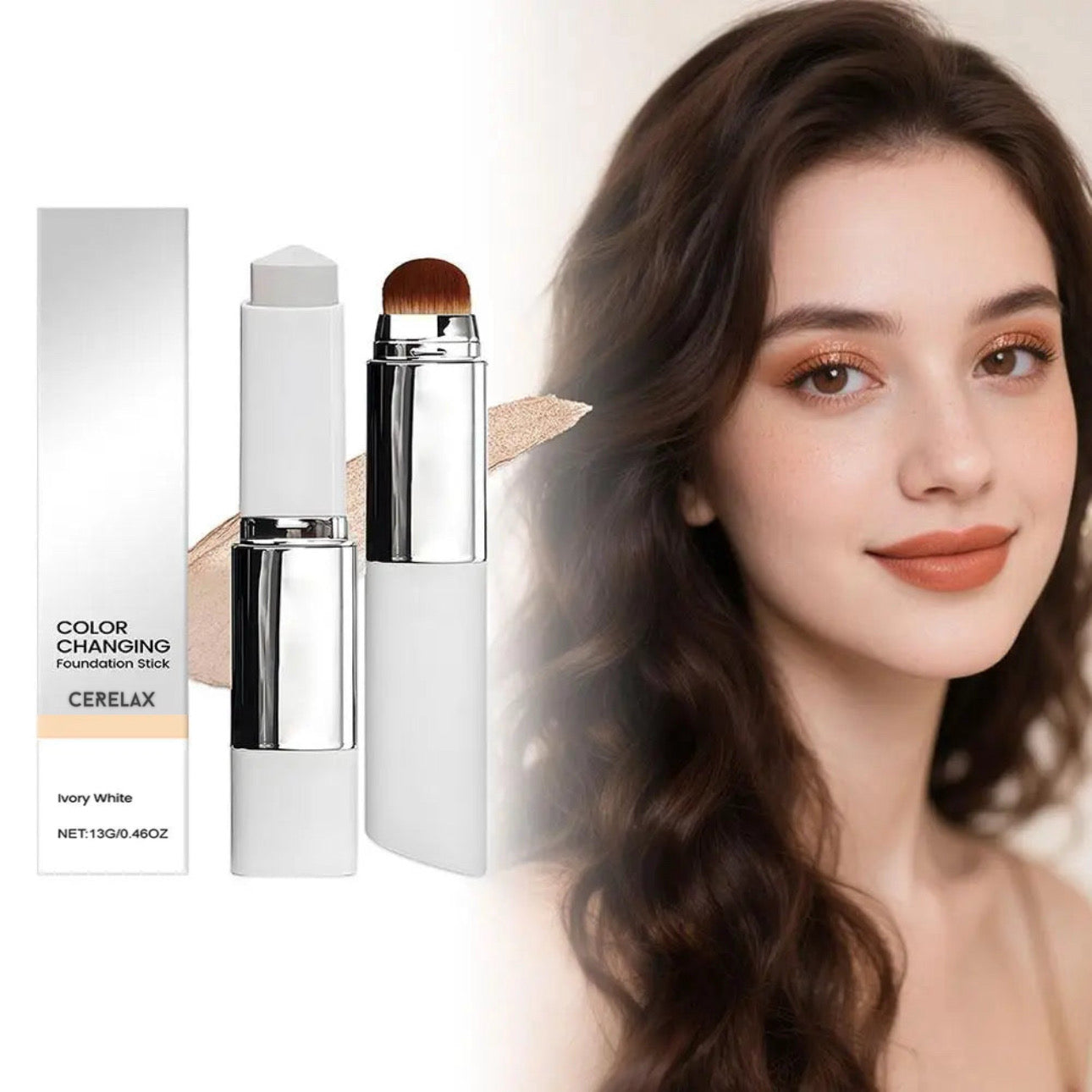Cerelax™ Korean Color-Changing Foundation Stick