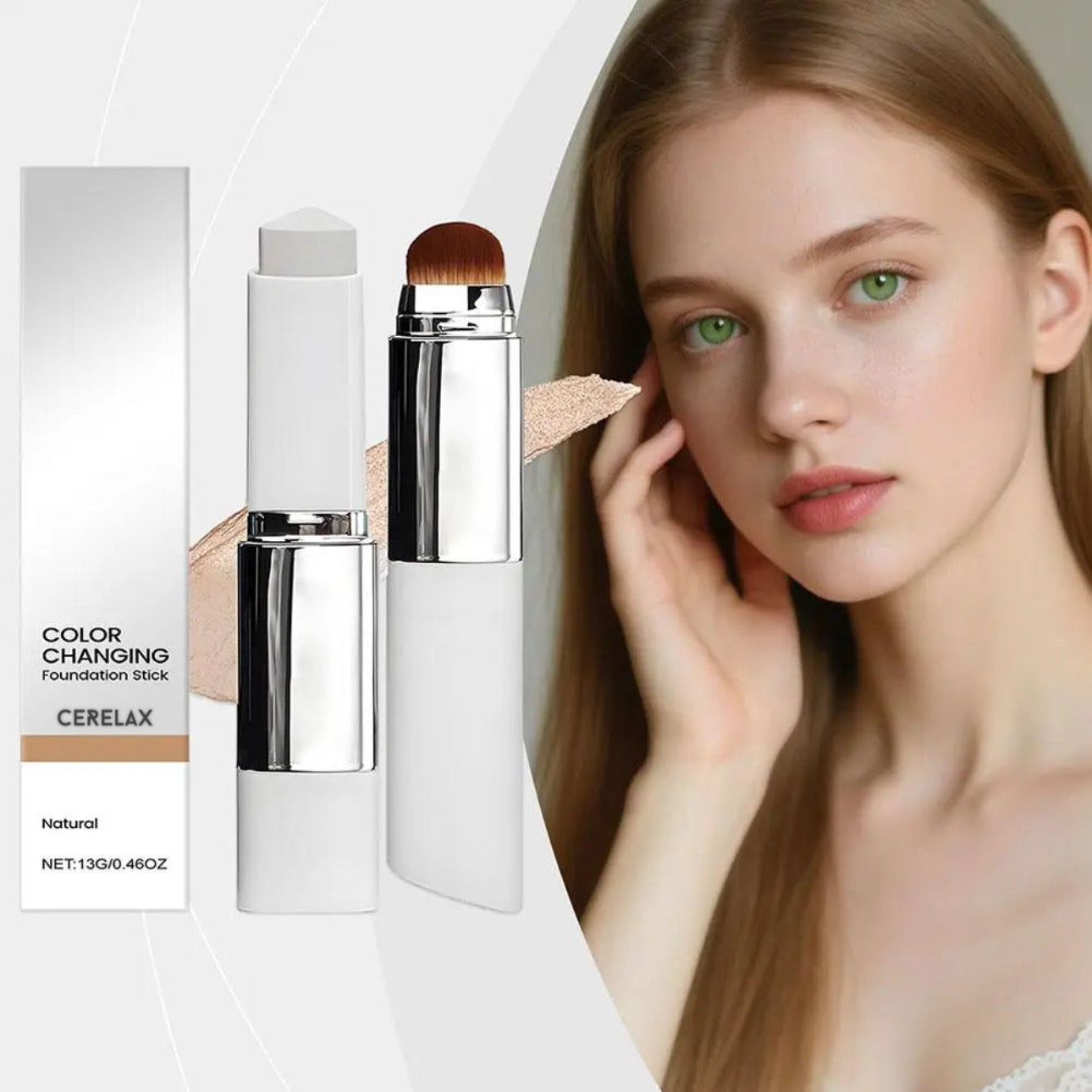 Cerelax™ Korean Color-Changing Foundation Stick