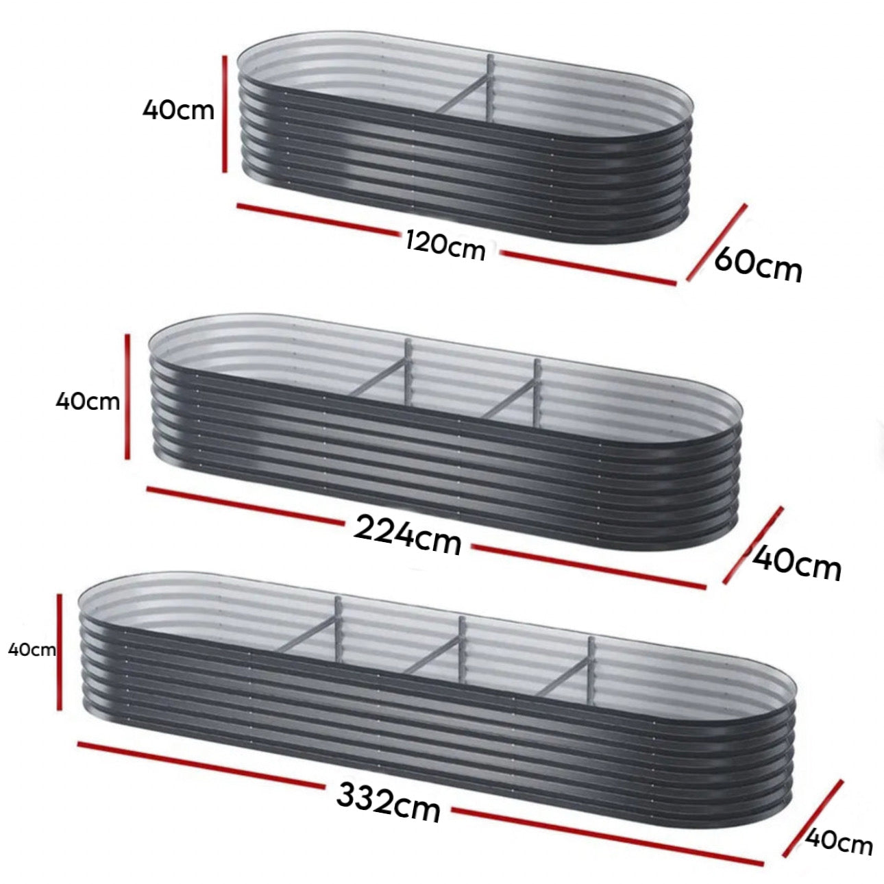 Aussie-Tough Galvanized Steel Raised Garden Bed