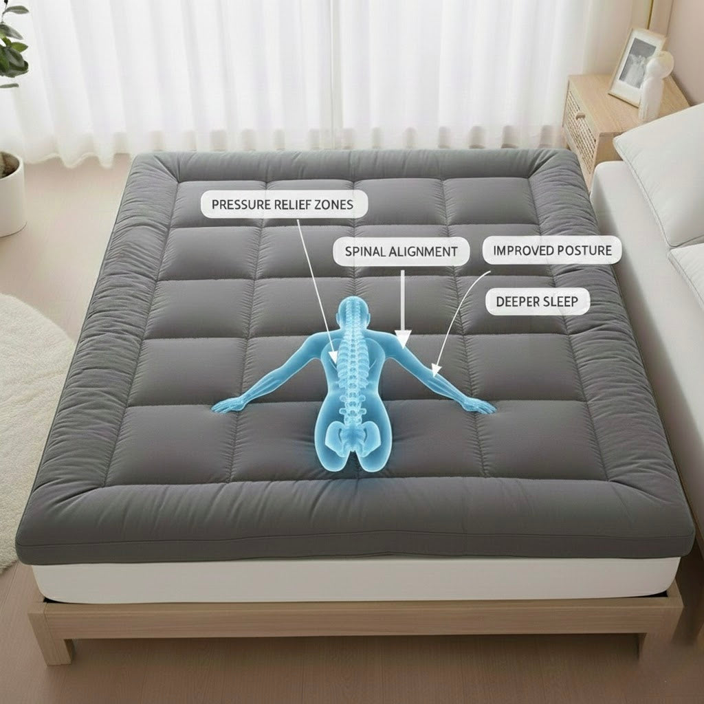 Cerelax™ Charcoal Mattress Topper