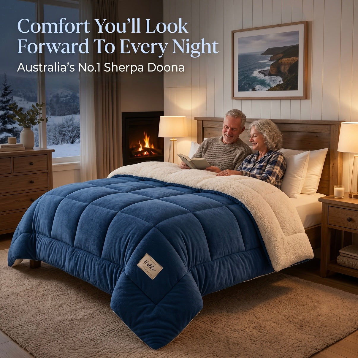 Cerelax Premium Warm Sherpa Doona - 50% OFF TODAY