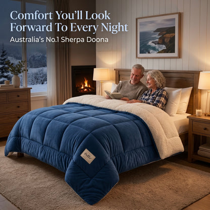 Cerelax Premium Warm Sherpa Doona - 50% OFF TODAY
