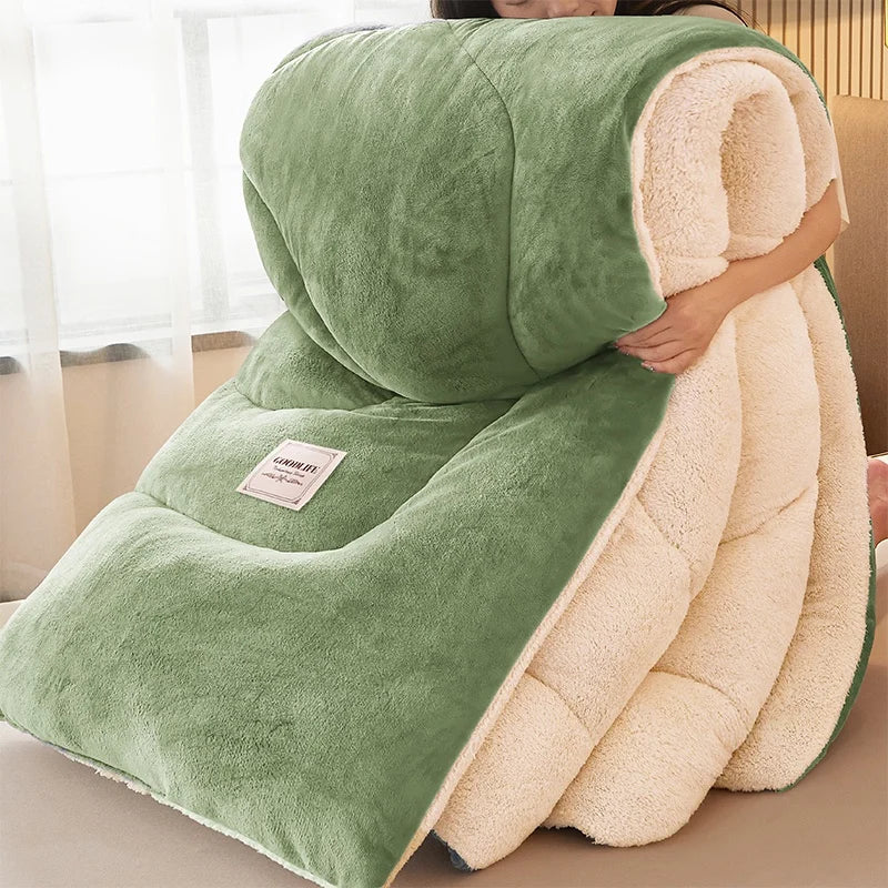 Cerelax Reversible Warm Sherpa Quilt