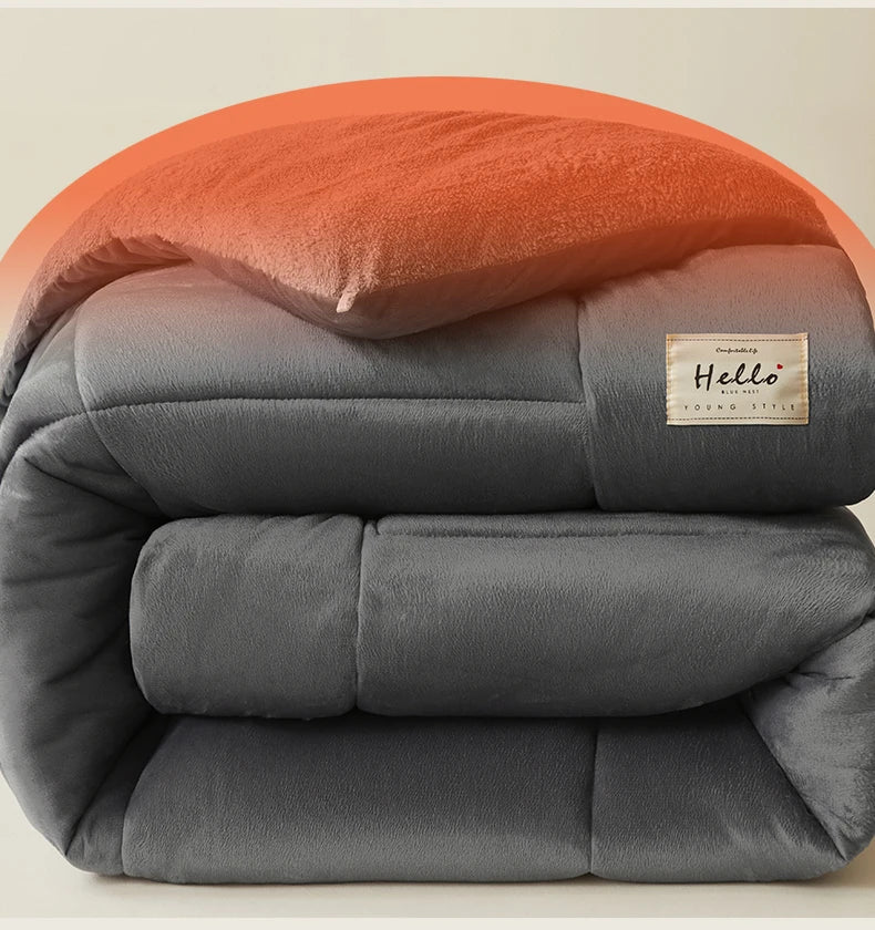 Thiened Milk Velvet Warm Blanket