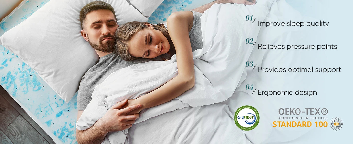 Cerelax Memory Foam Mattress Topper