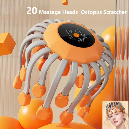 20-Head Scalp Massager – Relaxation & Stress Relief Tool