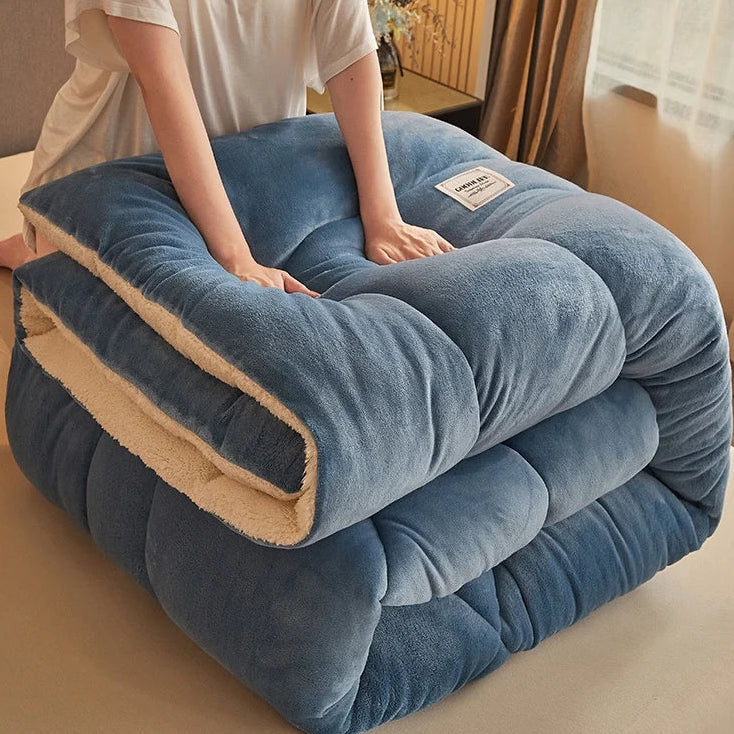 Cerelax Reversible Warm Sherpa Quilt