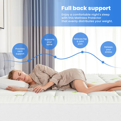 Cerelax Bamboo Plush Mattress Topper