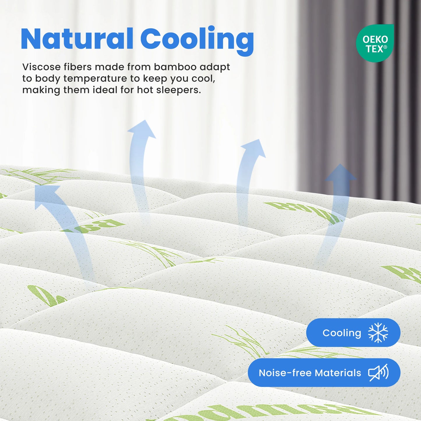 Cerelax Bamboo Plush Mattress Topper