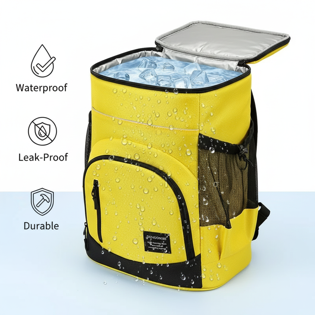 Insulated Ice Cooler Backpack 30L