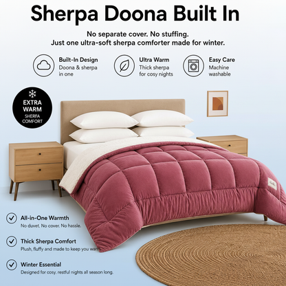 Cerelax Premium Warm Sherpa Doona - 50% OFF TODAY